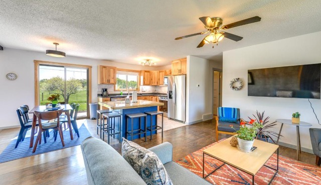 Family-Friendly Lander Home Rental Yard, Patio!