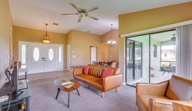 Family-Friendly Lehigh Acres Home: Screened Porch!