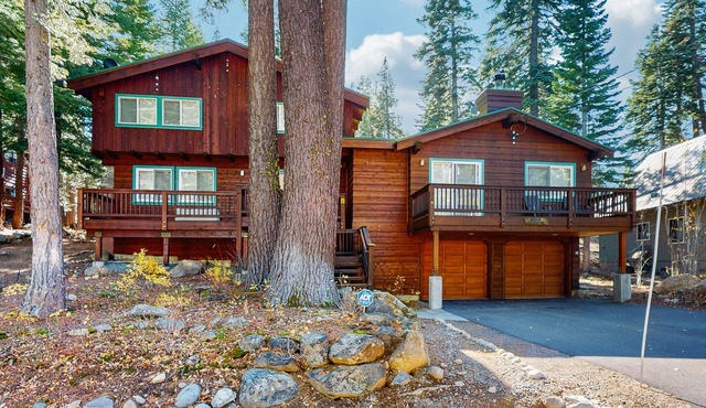 Family-Friendly Mountain Home with Decks, Views, Fireplaces, Walk to Beach