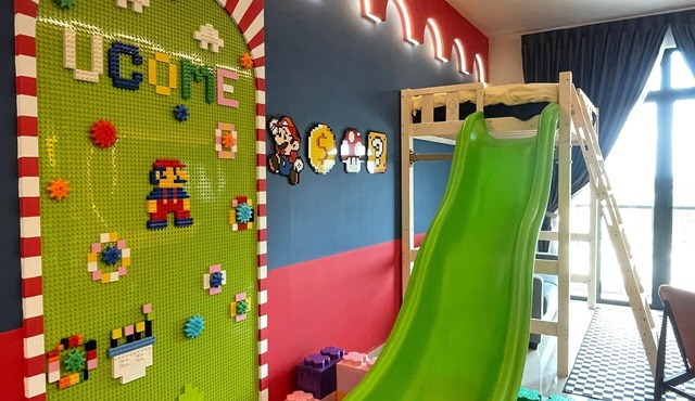 Family-Friendly Home with Slide & LEGO Play Area