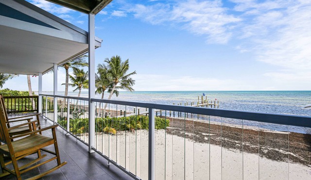 Family-friendly oceanfront home with private beach, private gas grill, and deck