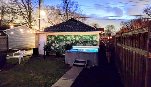 Family-friendly retreat with private hot tub near Msp