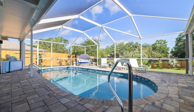 Family-Friendly Retreat w/Heated Pool, Fishing Pond, Bikes, BBQ, Gourmet Kitchen & Kid Essentials