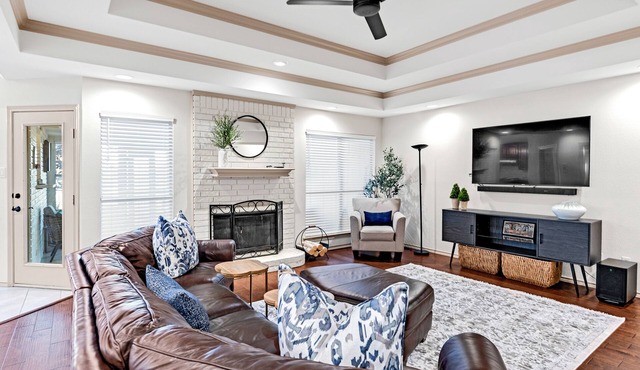 Family friendly transitional and modern designed home away from home