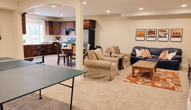 Family friendly home close to ski resorts, mountains, lakes, BYU, and UVU