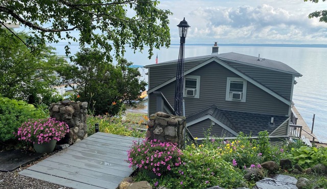 Family friendly waterfront retreat.