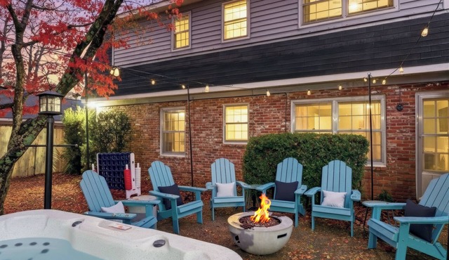 Family Fun Retreat w/Hot Tub, Game Room & Fire Pit Near Fort Moore