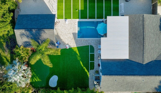 Family Fun, Sporty Backyard Oasis with Heated Pool