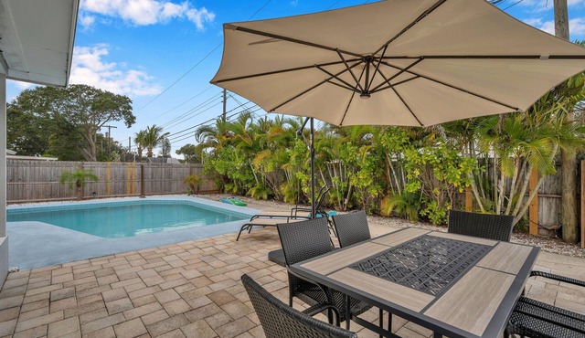 Family Fun Spot | 3BR Pool Home w/Games Near Beach