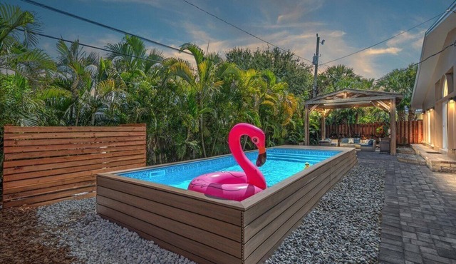 Family Fun-5B -Heated Modern Pool- Game Room - 2 Mins Beach-Short Orlando Drive