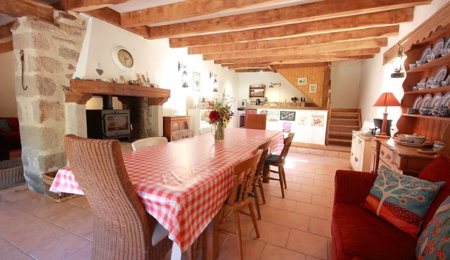 Family gite sleeps 7 in beautiful former water mill.