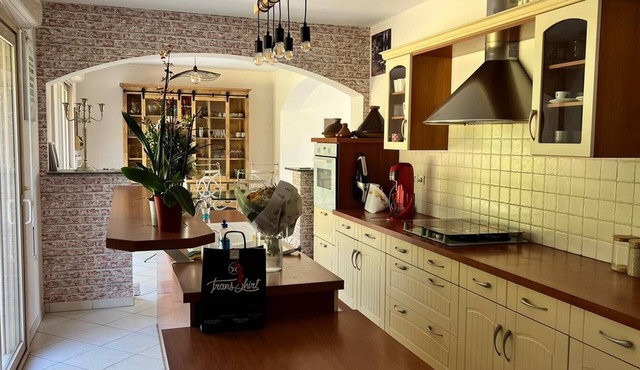 Family home with pool