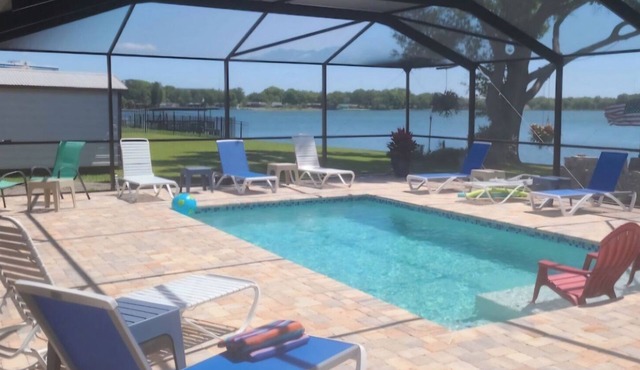 Family Home on Bellows Lake, with new pool. 6505 Walton Way