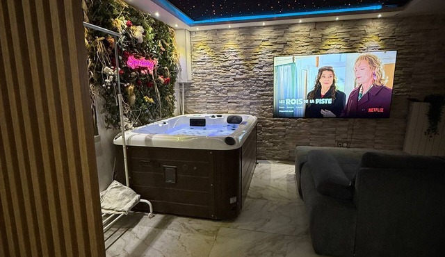 Family home with jacuzzi