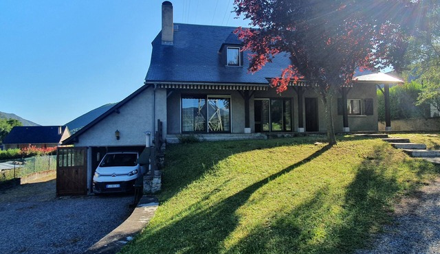 Family home with enclosed garden