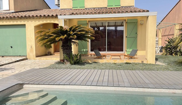 Family home with pool