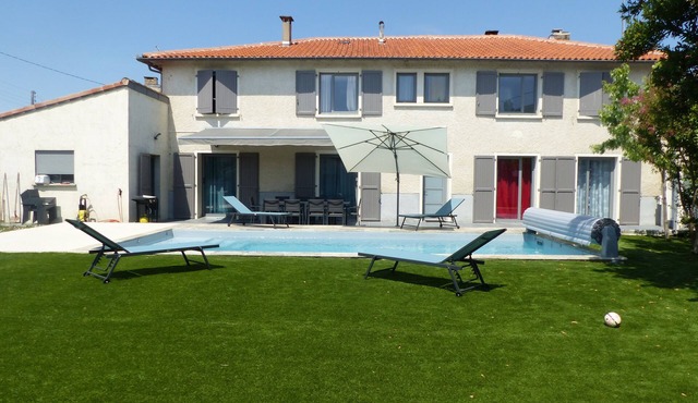 Family home with pool