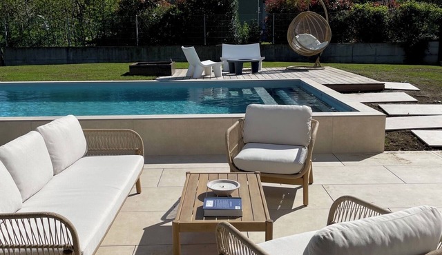 Family home with pool