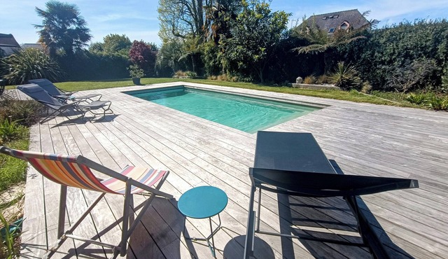Family house 6 pers, heated pool garden/10 min Vannes, Gulf and ocean