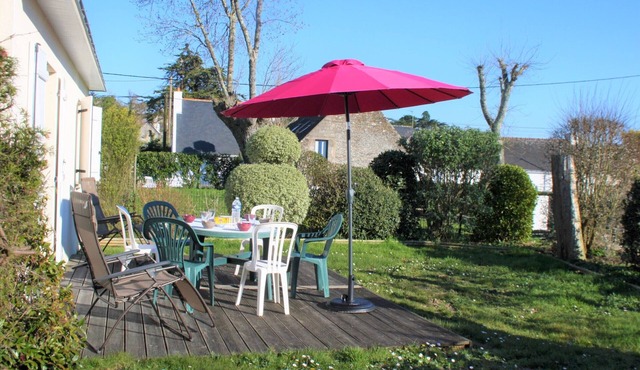 Family house 6 pers, garden, Penvins beach 900m, pets allowed