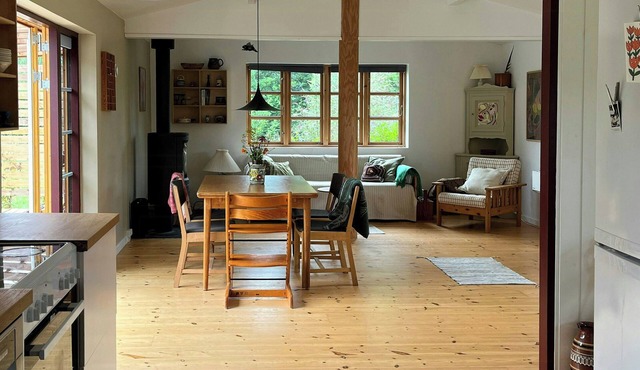 Family house by Roskilde Fjord and North Forest