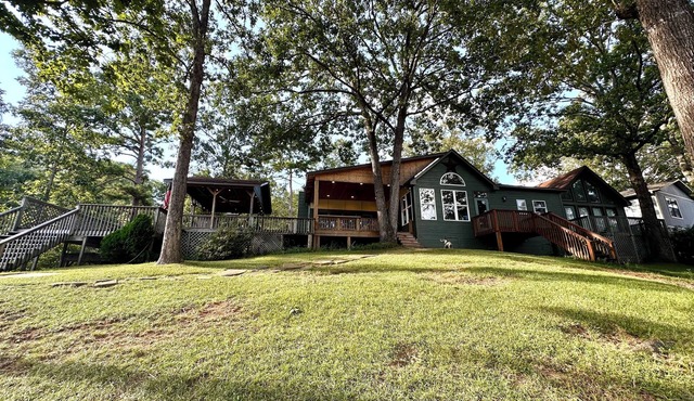 Family house by the lake