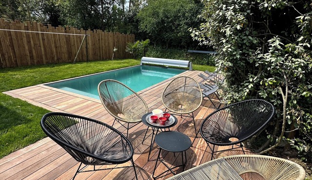 Family house/HEATED-SECURED SWIMMING POOL/near La Baule/Guérande/10p