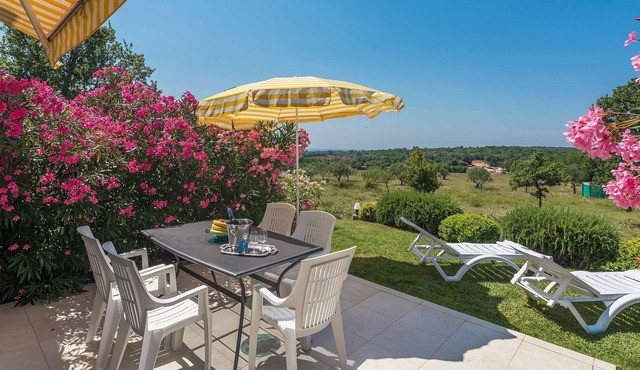 Family house in a peaceful location, with private pool and BBQ in garden