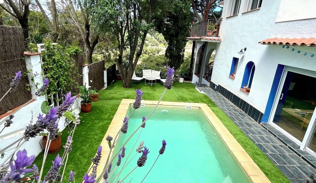 Family house with private saltwater pool in the Mountain near the beach.