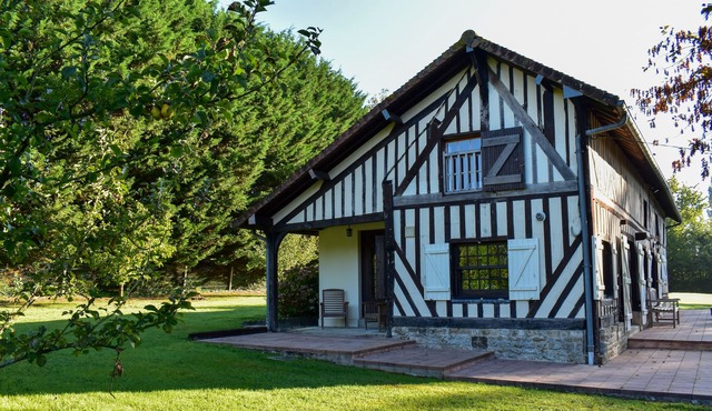 Family house with fireplace