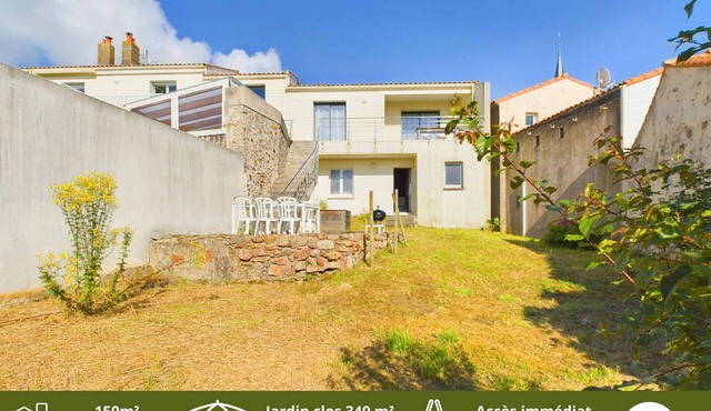 Family house with 6 bedrooms in Brem Sur Mer with garden - WIFI