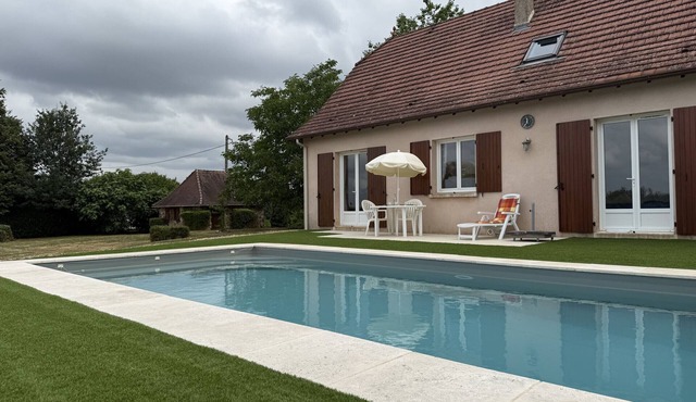 Family house with private pool, terrace and garden in Dordogne
