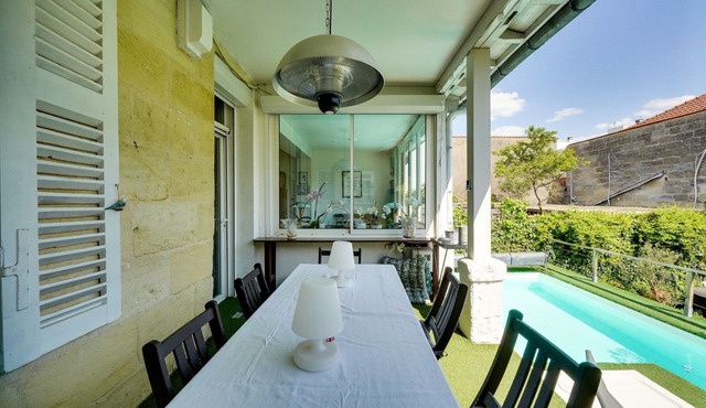Family house with pool