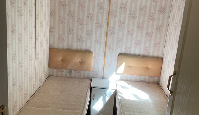 Family mobile home on a quiet, friendly campsite