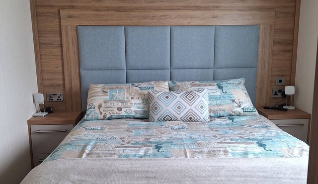 Family owned static caravan on Newperran Holiday Resort.