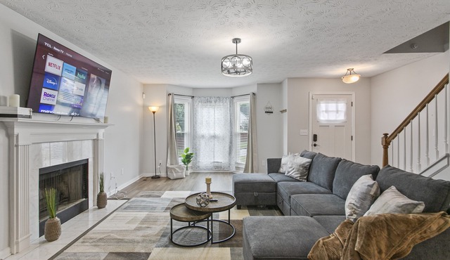 Family & Pet-Friendly 4BR Retreat w/Sunroom, Fenced Yard, Basement, Grill