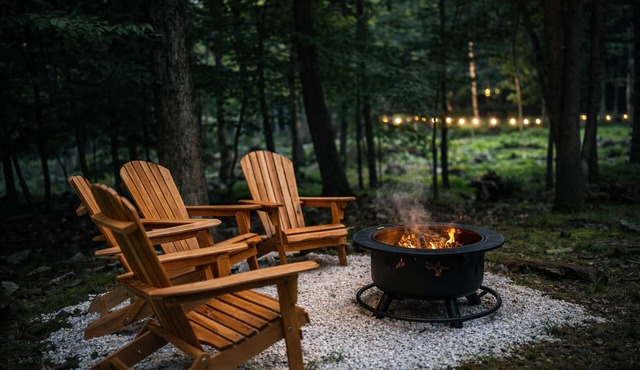 Family Pocono Retreat Stream Pool Firepit AC WiFi