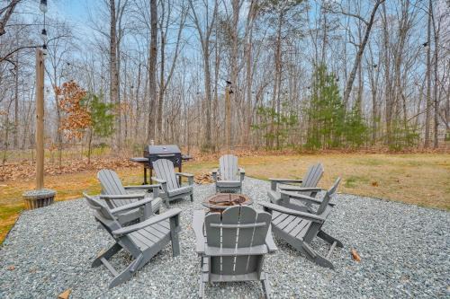 Family-Ready Efland Home with Hot Tub and Deck