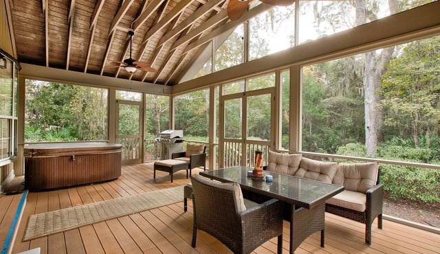 Family Retreat in Sea Palms Golf Resort with Hottub + 5 bikes, Pet Friendly