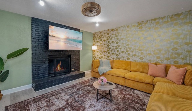 Family Retreat w/Game Room & Fireplace