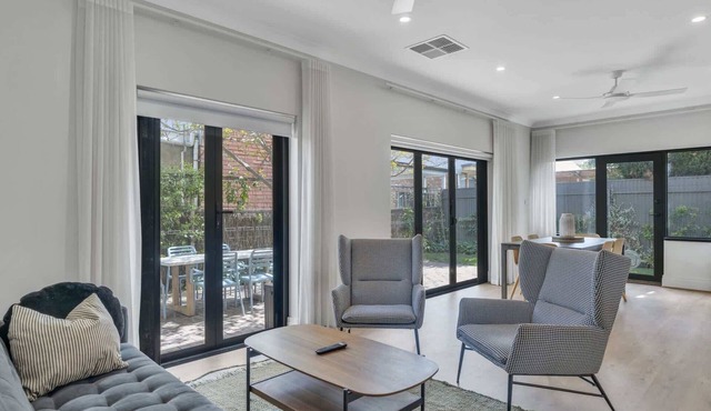 Family Retreat with Balcony and Courtyard