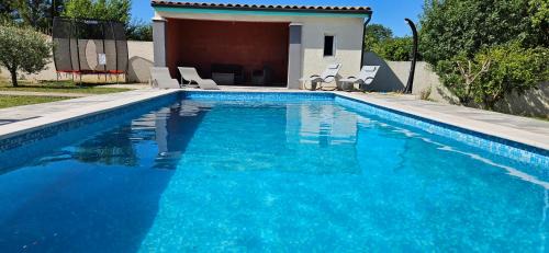 Family's Home pool, parking, garden