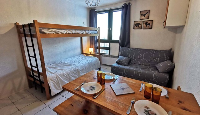 Family studio in 7 Laux for 4 people