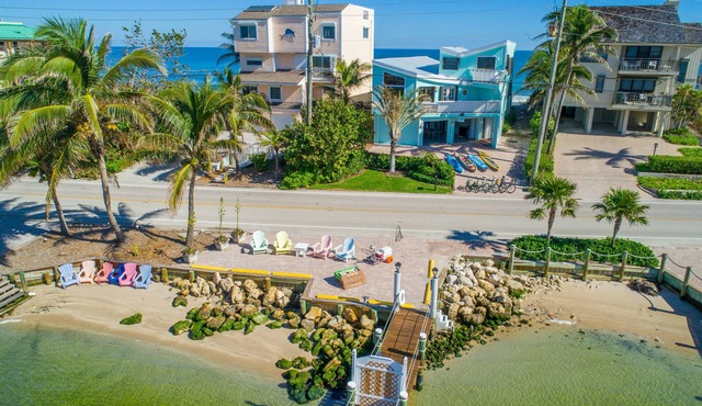 Family Tides: Ocean-to-River SE Florida Beach House w/Dock & Hot Tub. ON BEACH