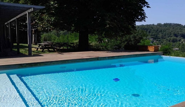 Family villa with swimming pool in Aiguebelette-Le-Lac