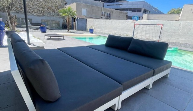 Family villa private pool 8pers 20 min from Fontainebleau