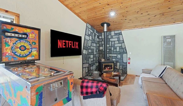 Family Winter Lakehouse: Firepit+Gameroom