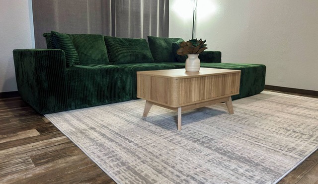 Family & worker friendly, 70”TV, AC + WD, in the heart of Sherman