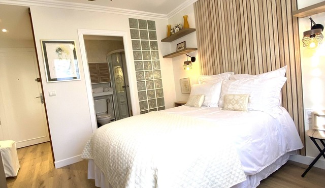 Famous Croisette first line Beach studio