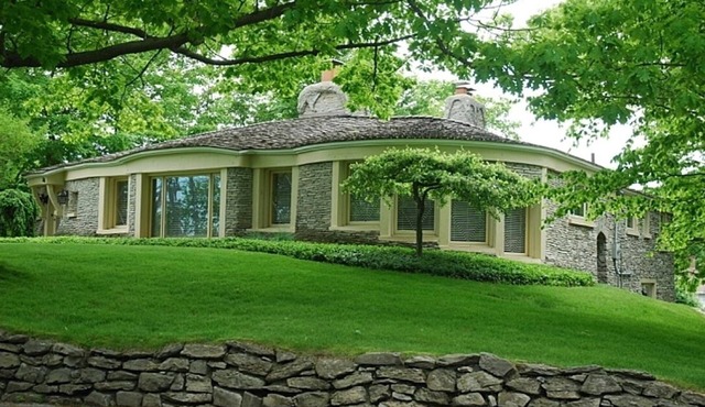 Famous Mushroom House, Earl Young’s Personal Residence overlooking Lake MI!